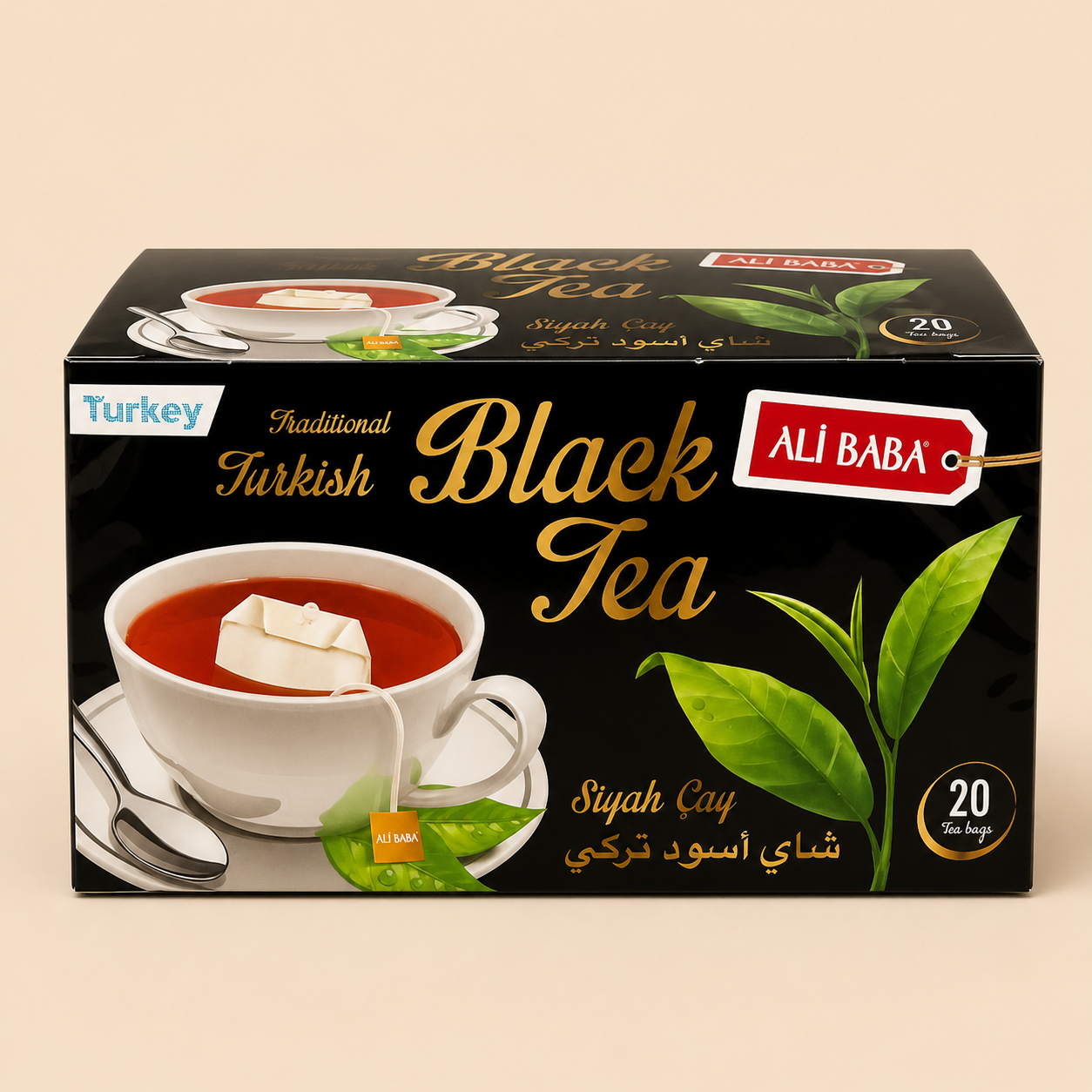 Té Turco Negro Tizanas Ali Baba