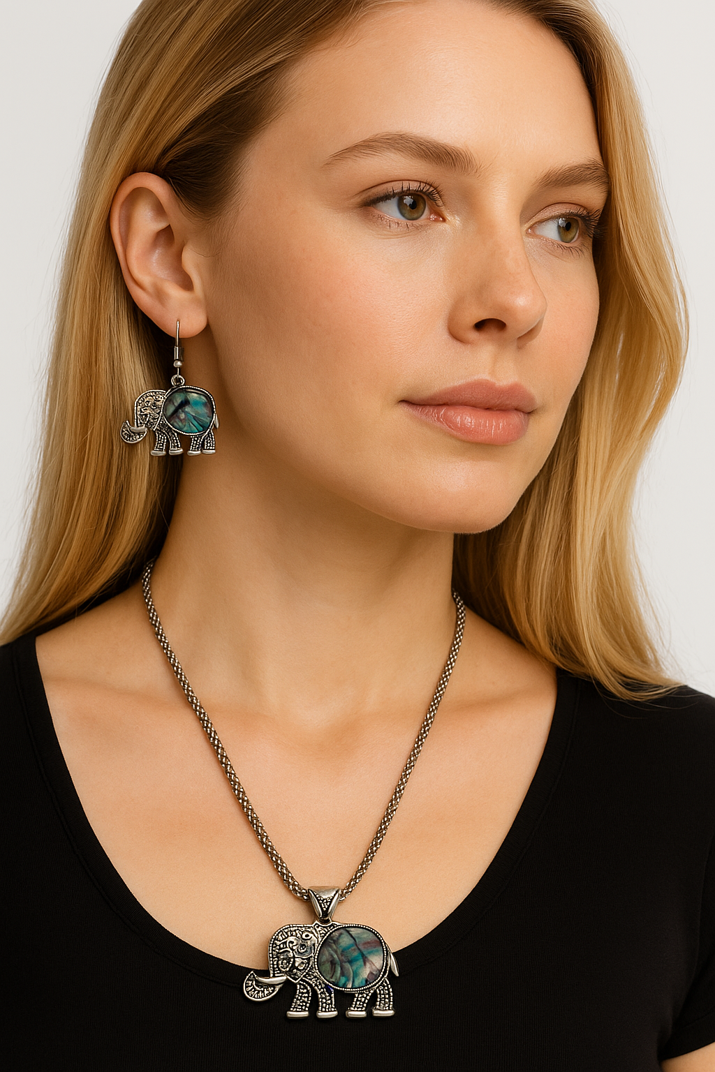 Set Elefante y Concha de Abulón