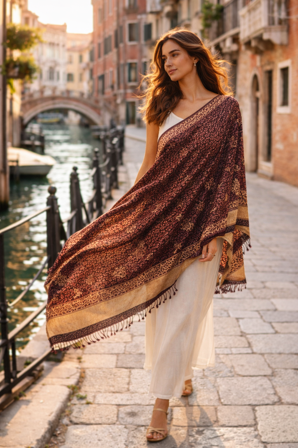 Pashmina Amara Cobre