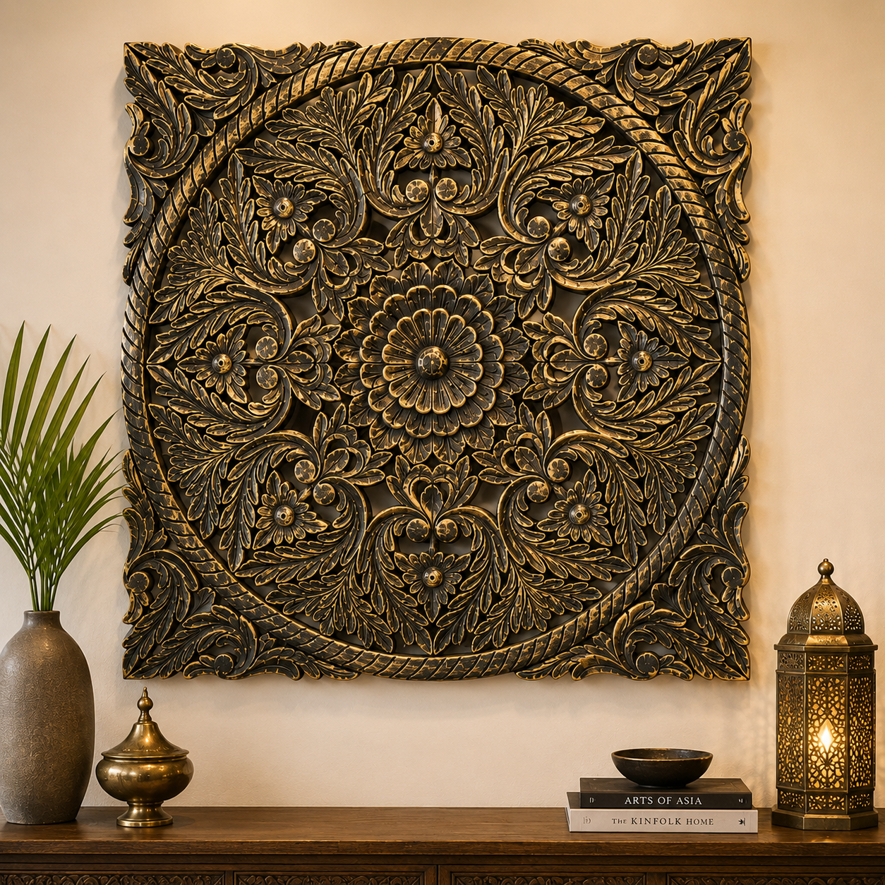 Panel Mandala Floral Vintage