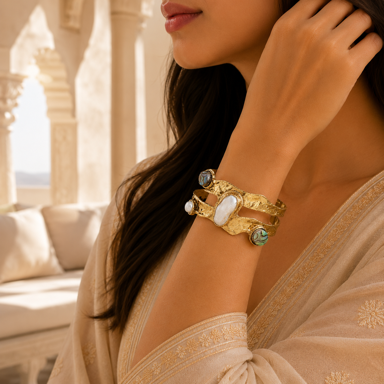Brazalete Samudra Devi de la Armonía Oceánica