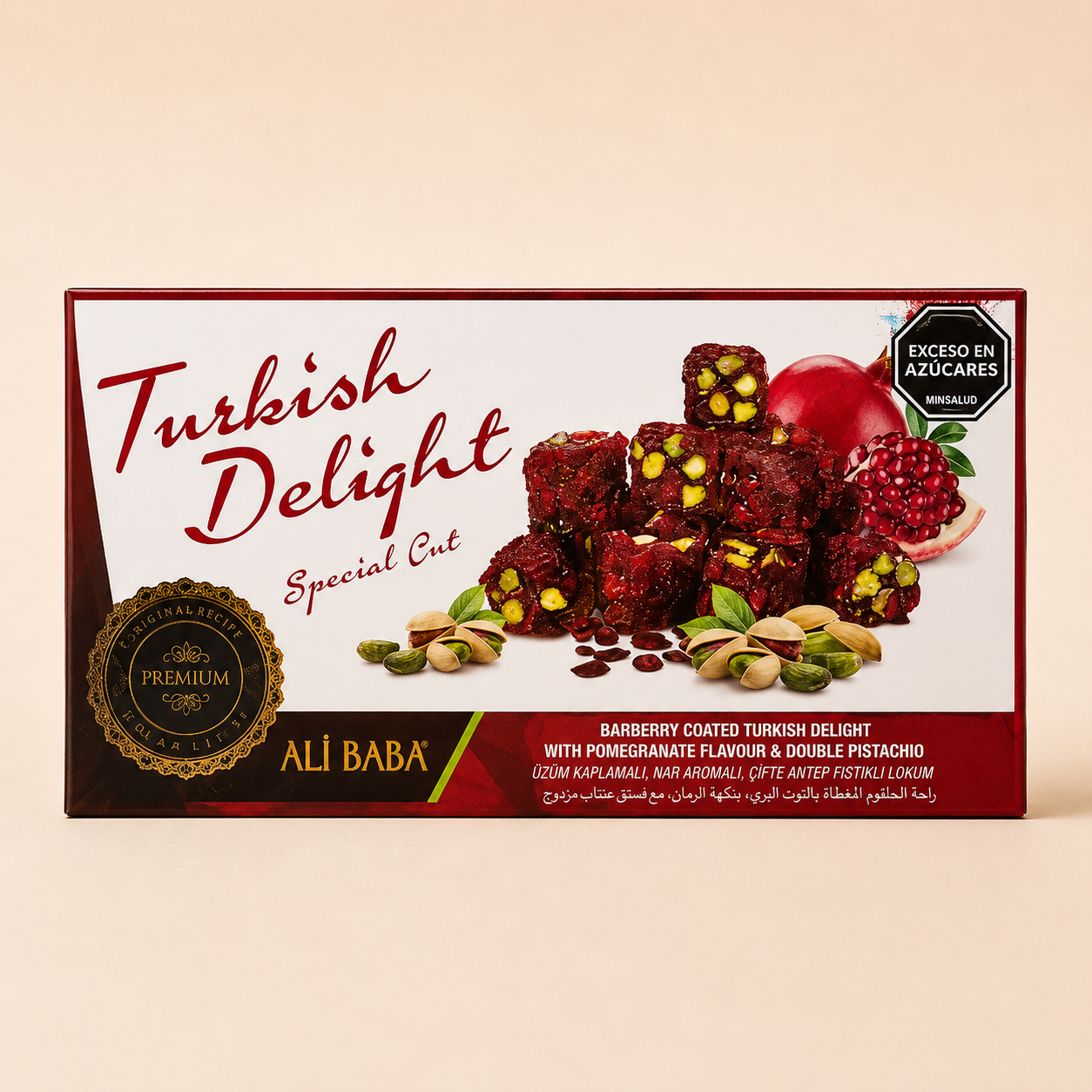 Delicia Turca - Delicia Turca Granada y Pistacho Special Cut – Ali Baba