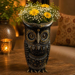 Búho Decorativo Kavya de la Noche Dorada - BOUTIQUEDELAINDIA