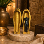 Escultura Faraón Khepri con Compartimento Oculto - BOUTIQUEDELAINDIA
