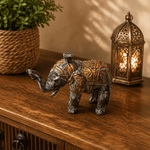 Elefante Decorativo Vaidehi de Khajuraho - BOUTIQUEDELAINDIA