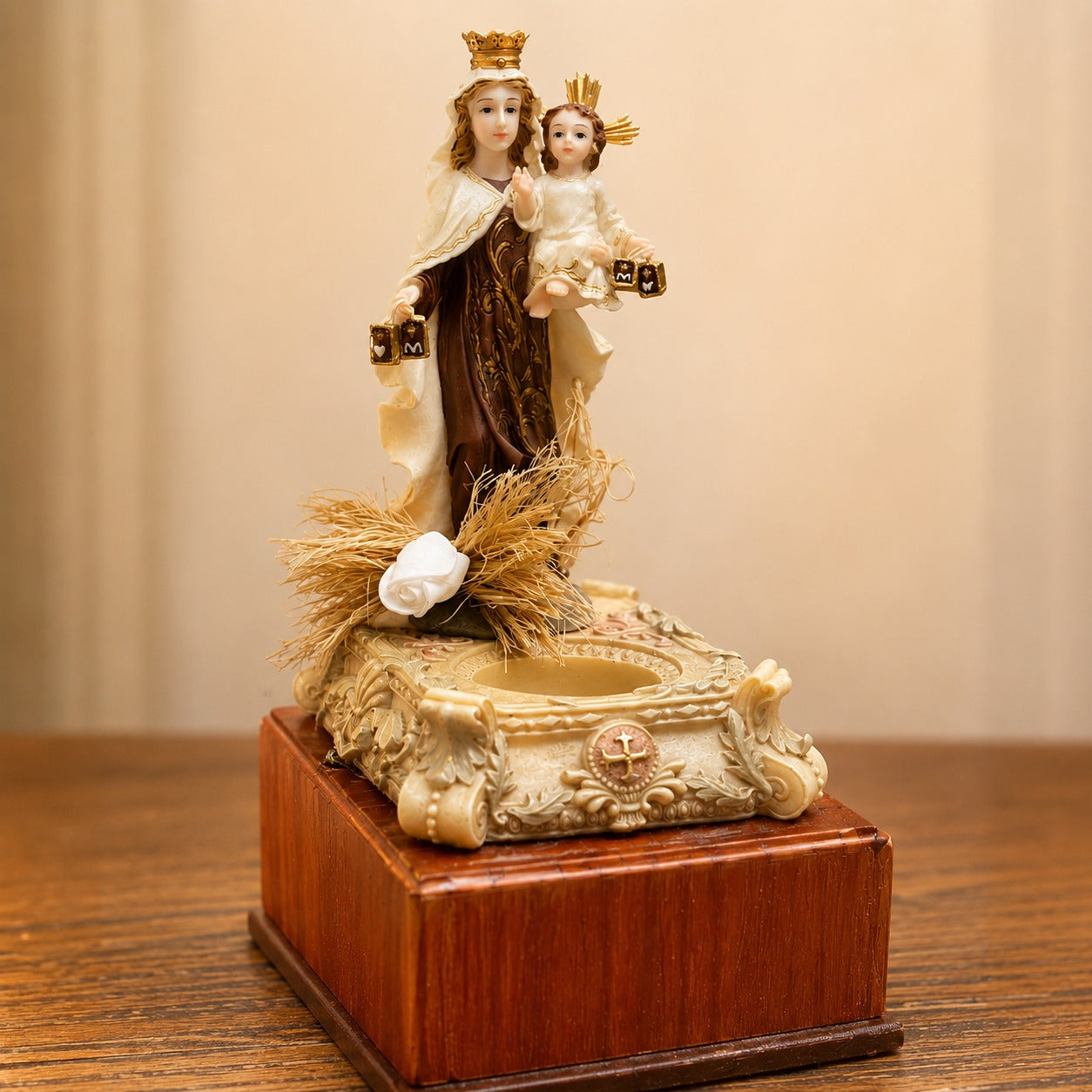 Sagrario Devocional Virgen del Carmen con Niño Jesús