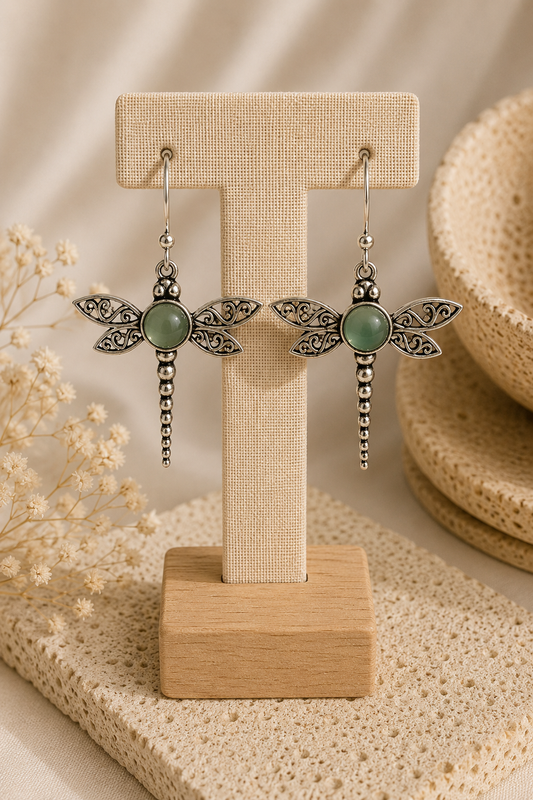Aretes Libélula Jade