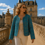 Chaqueta Corta Reya 100% en Seda - BOUTIQUEDELAINDIA