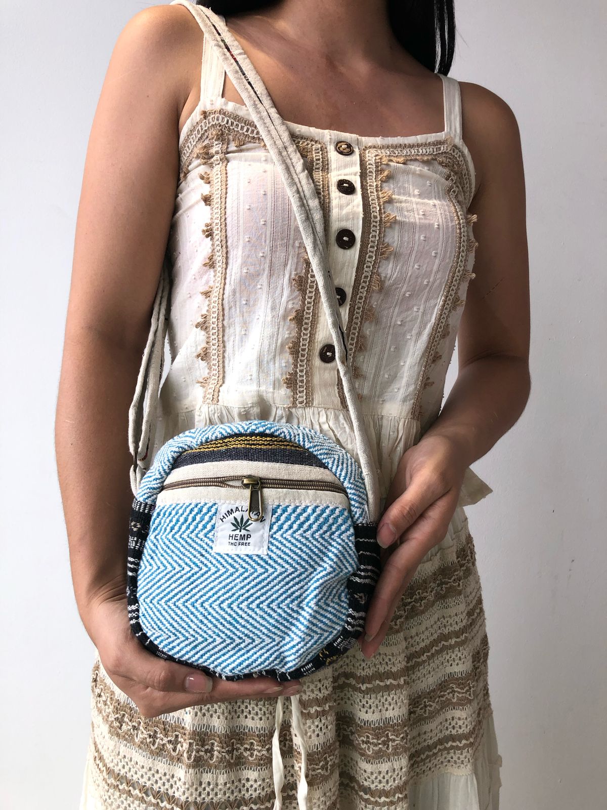 Bolso redondo pequeño Hemp BG-22