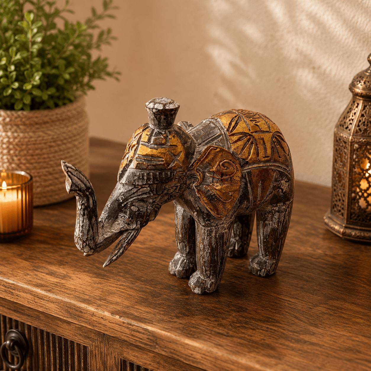Elefante Decorativo Veda de Jaisalmer