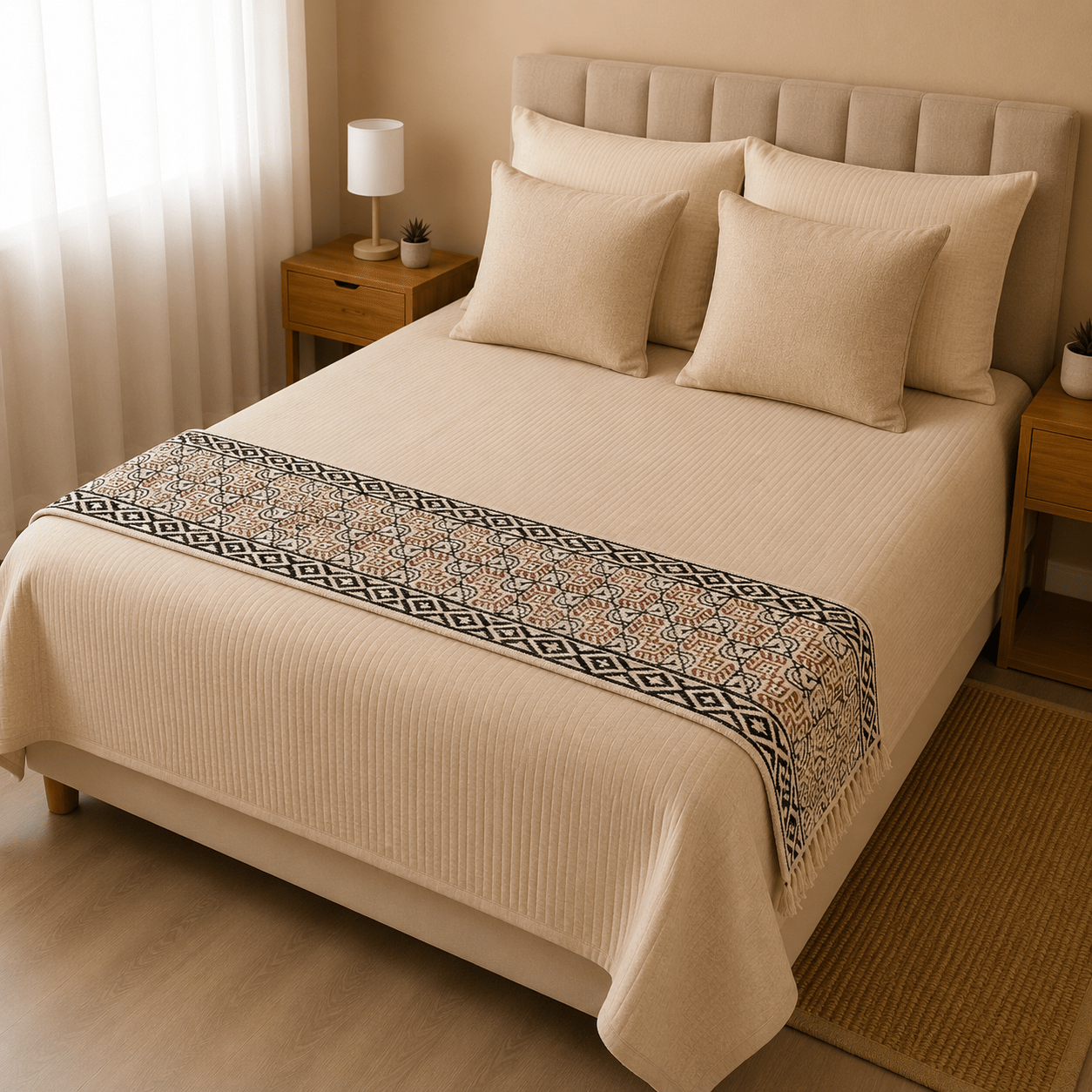 Camino de Mesa Varanasi Sacred Weave - BOUTIQUEDELAINDIA