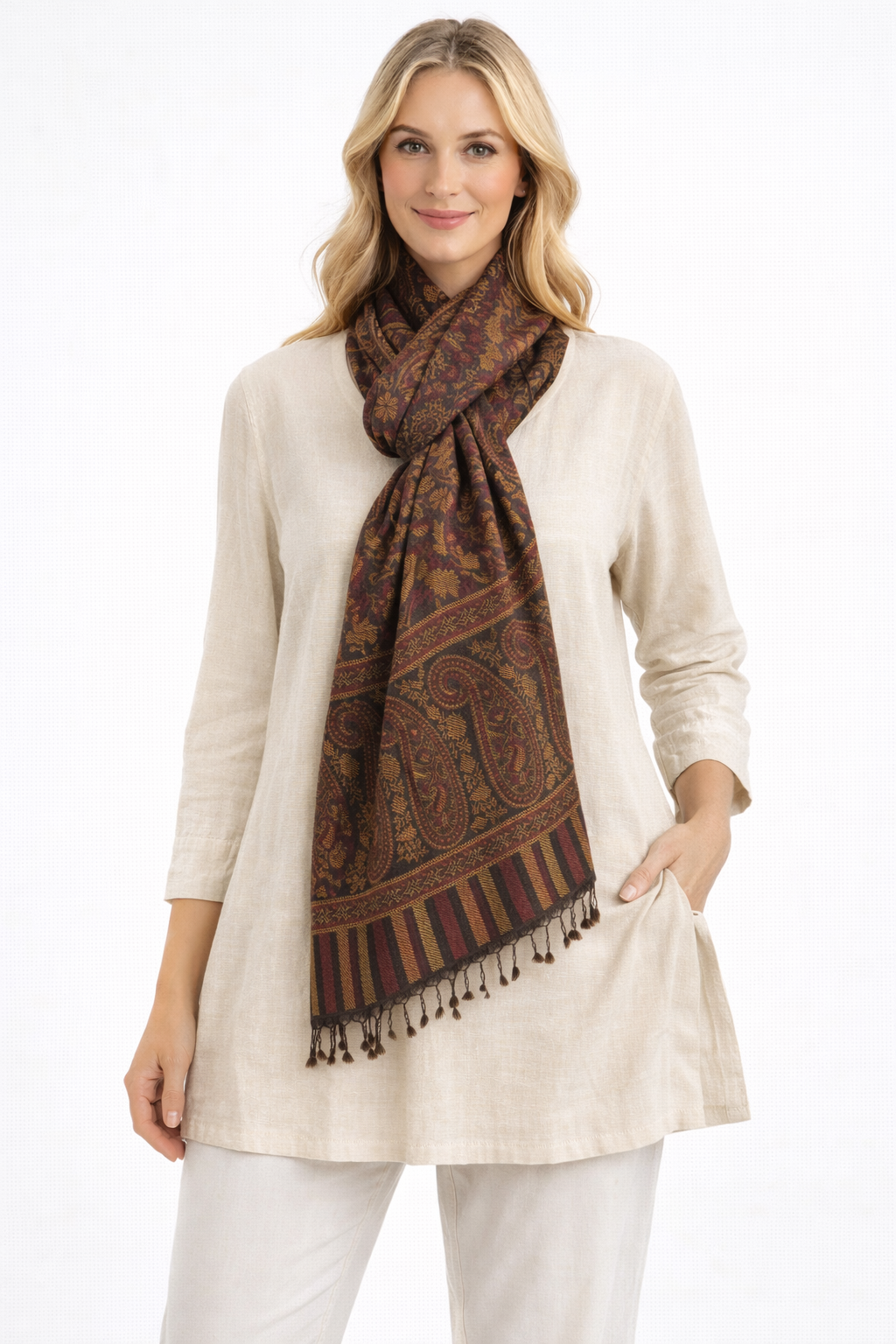 Pashmina Kavya Cobre