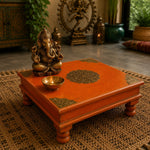 Mesa Auxiliar Rangoli Anaranjada