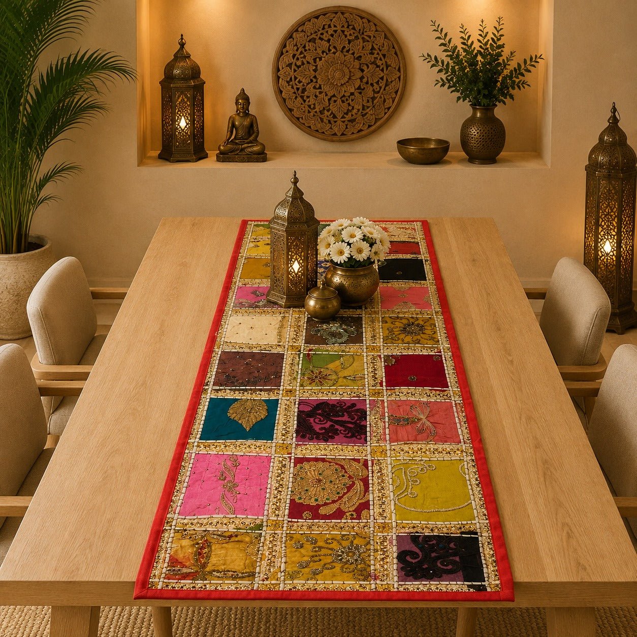 Camino de Mesa Kamala de la India - BOUTIQUEDELAINDIA