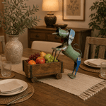 Carretilla de los Senderos Florales de Darjeeling - BOUTIQUEDELAINDIA