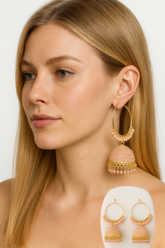 Aretes Jhumka Blush