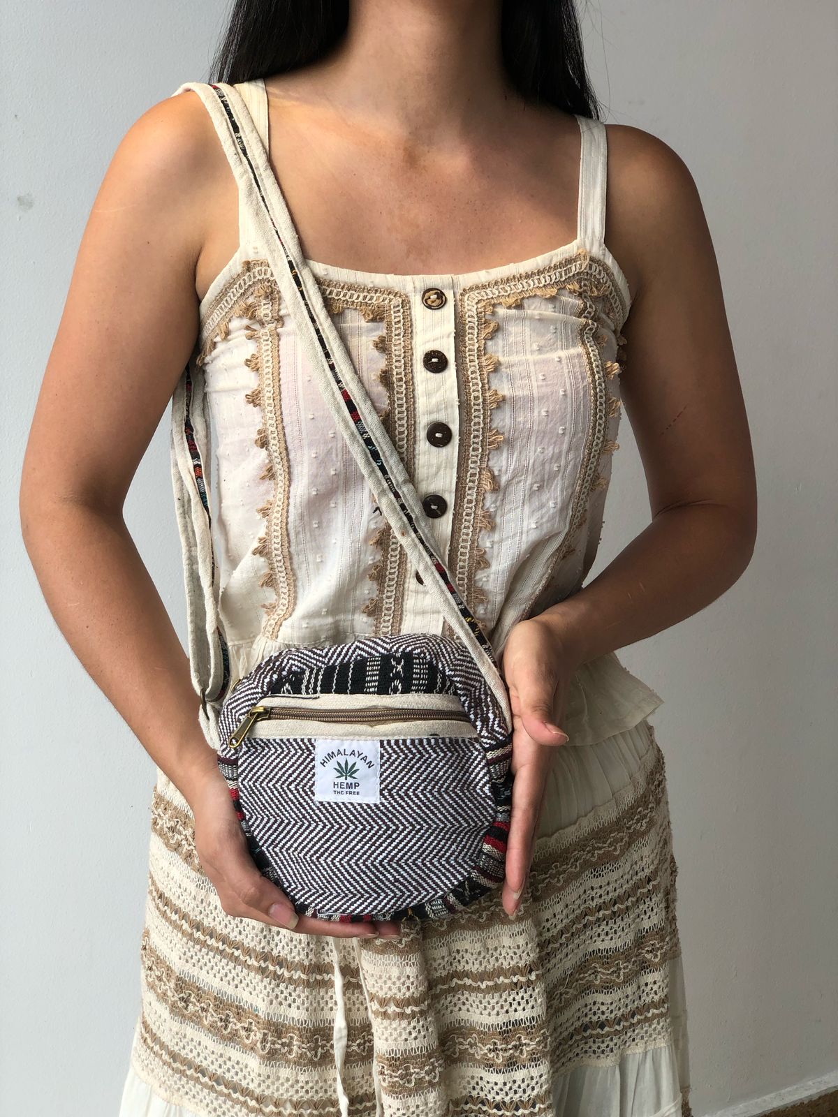 Bolso redondo pequeño Hemp BG-22