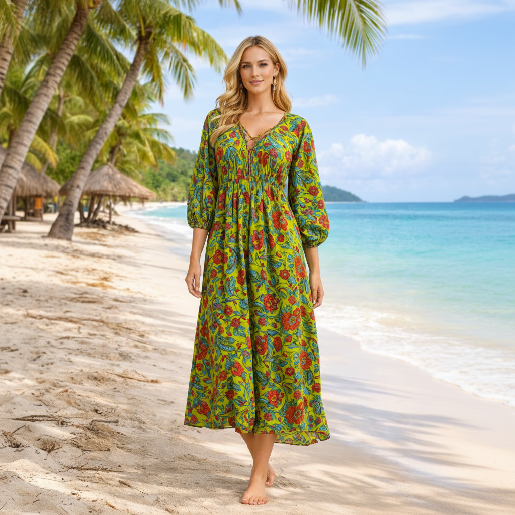 Vestido Radhe DR-50-1 - BOUTIQUEDELAINDIA