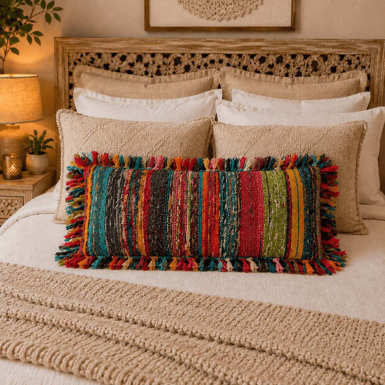 Cojín Durri Rectangular - R80 - BOUTIQUEDELAINDIA
