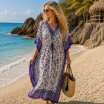 Vestido o Bata Kaftan Tela Fresca KF-1-5