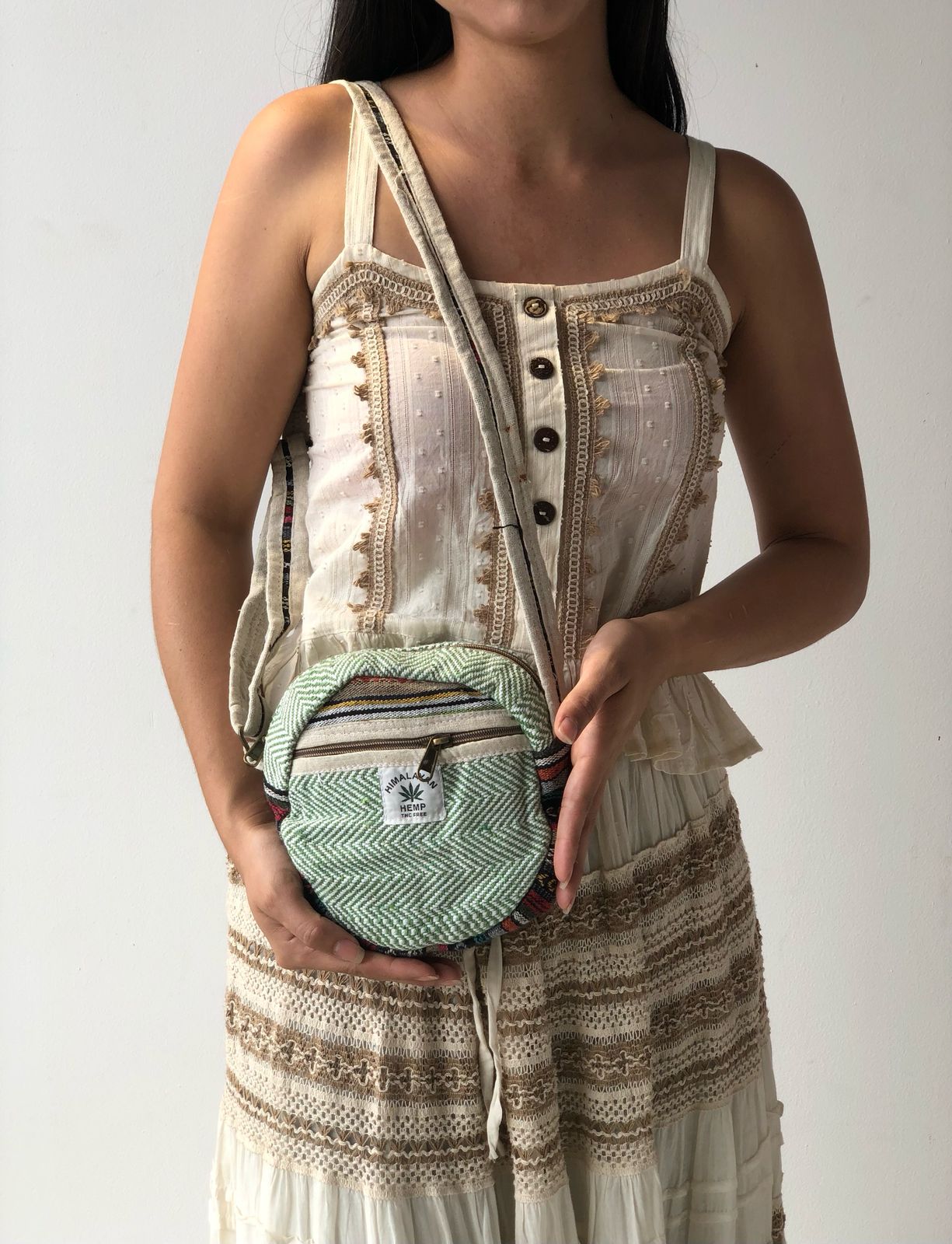 Bolso redondo pequeño Hemp BG-22