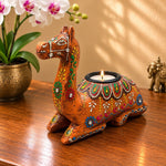 Candelabro Decorativo Atardecer Dorado de Bikaner - BOUTIQUEDELAINDIA