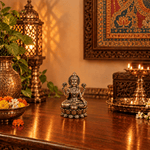 Figura Decorativa Diosa Lakshmi de Bronce Kamala – Prosperidad y Abundancia - BOUTIQUEDELAINDIA