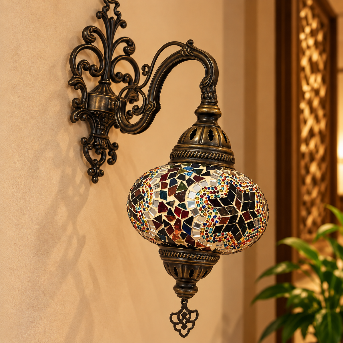 Lámpara Turca de Pared - BOUTIQUEDELAINDIA