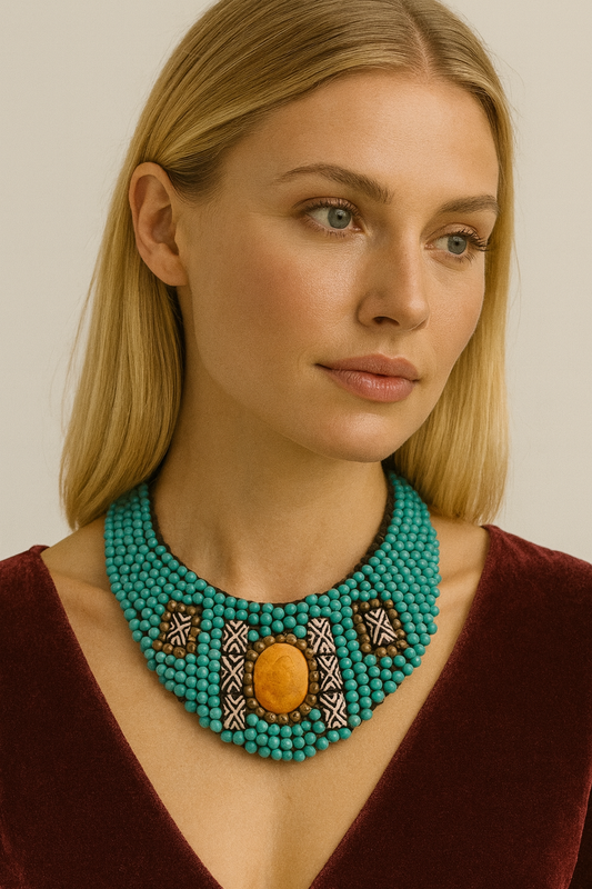 Collar artesanal Indian Lemon