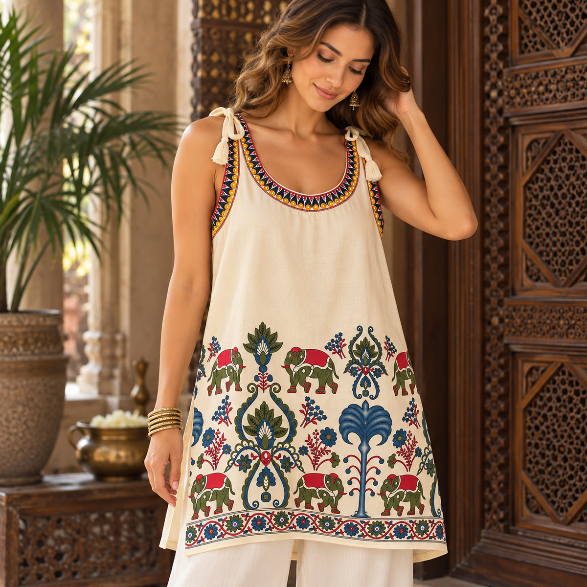 Blusón Aisha 100% Algodón - BOUTIQUEDELAINDIA