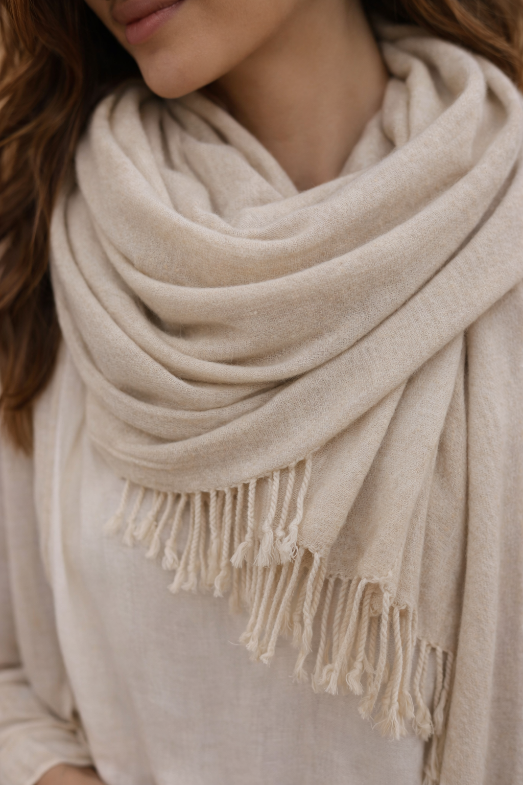 Pashmina Tara Marfil