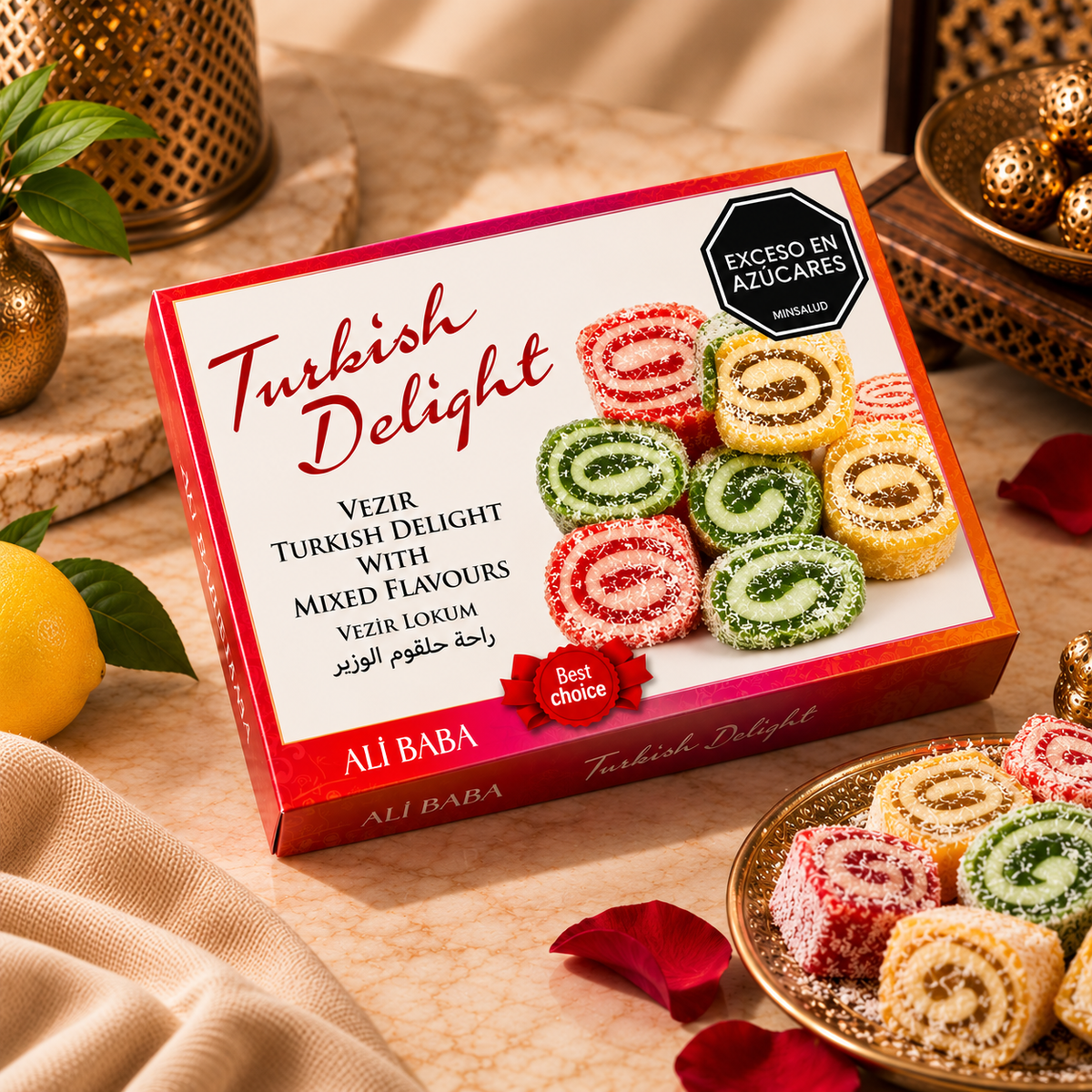 Delicia Turca - Delicias Turcas Mix Sabores Rollos – Ali Baba - BOUTIQUEDELAINDIA