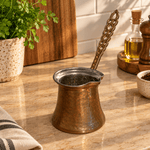 Olla de Cobre Naira con Mango Calado - BOUTIQUEDELAINDIA