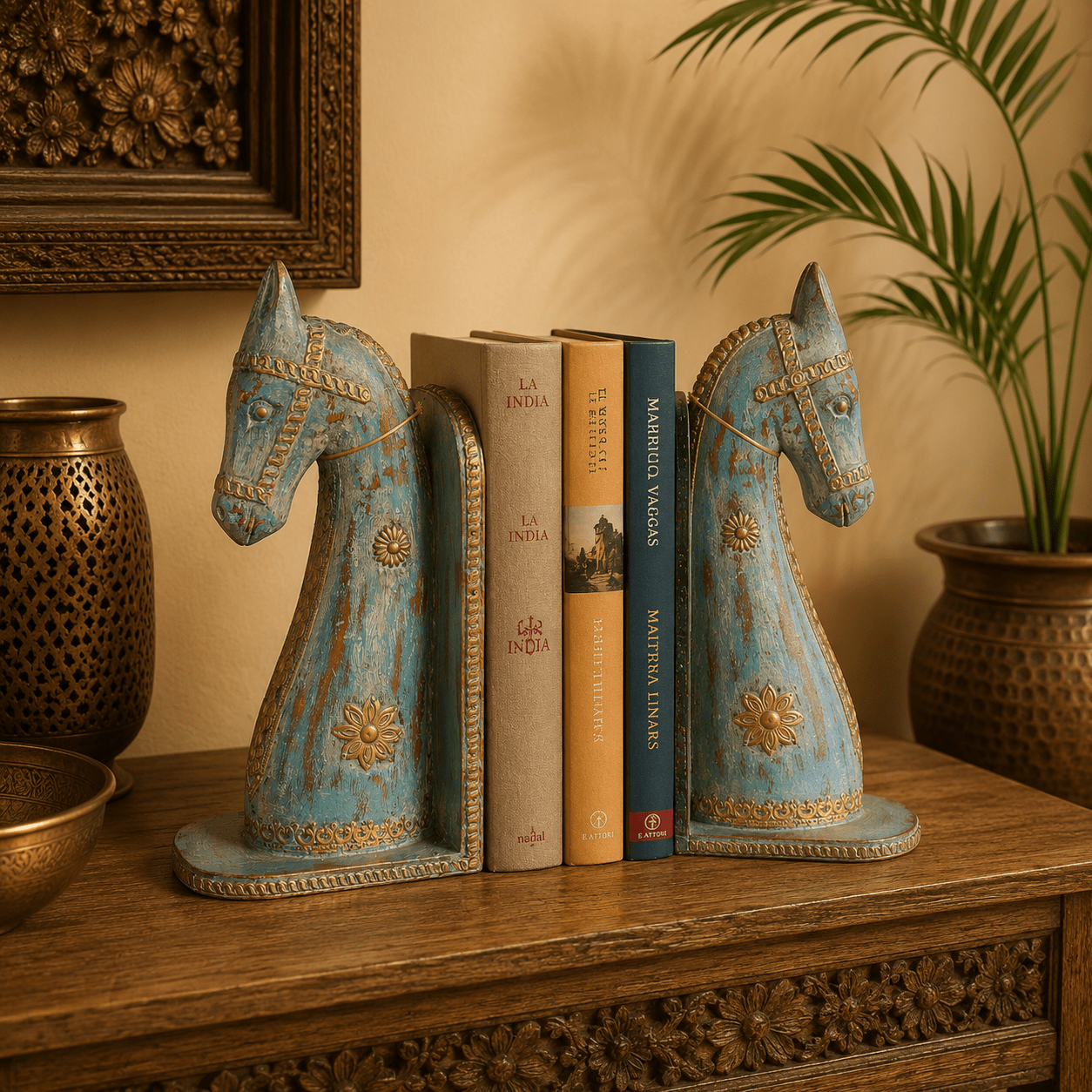 Sujeta Libros Caballos Sohini - BOUTIQUEDELAINDIA