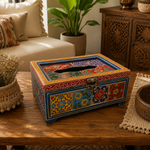 Servilletero Artesanal Phool de la India - BOUTIQUEDELAINDIAENCOLOMBIA