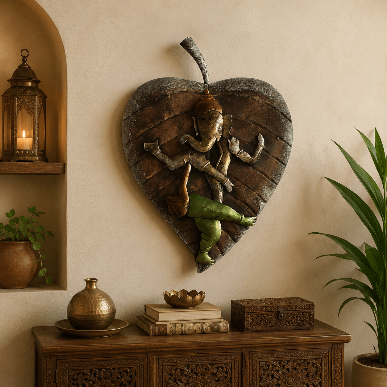 Cuadro Decorativo de Pared Ganesha “Ananda” - BOUTIQUEDELAINDIA