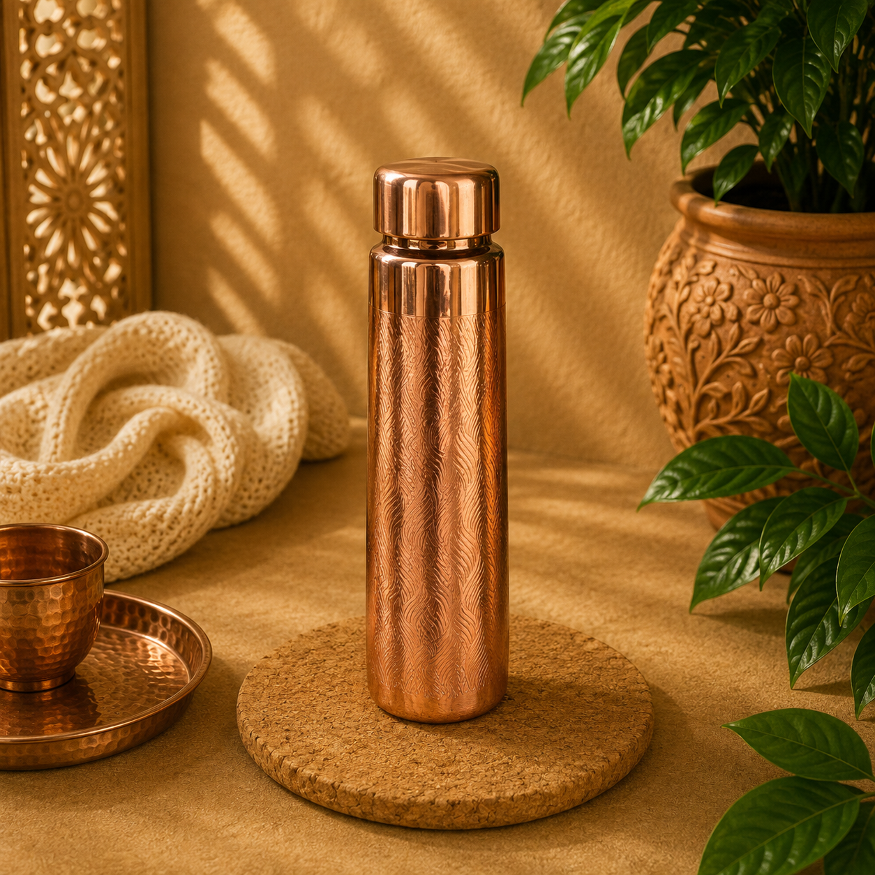 Botella de Acero, Transportable, Vaso de Acero - BOUTIQUEDELAINDIAENCOLOMBIA