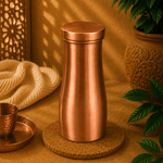 Botella de Cobre Soma Acabado Minimalista - BOUTIQUEDELAINDIA