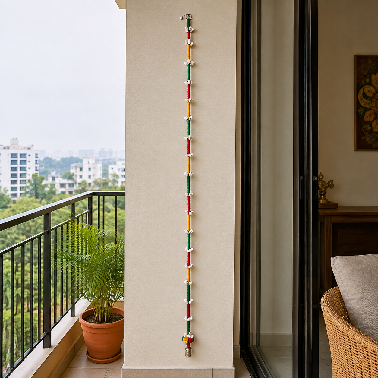 Móvil colgante, Colores y formas, Decoración India - BOUTIQUEDELAINDIA