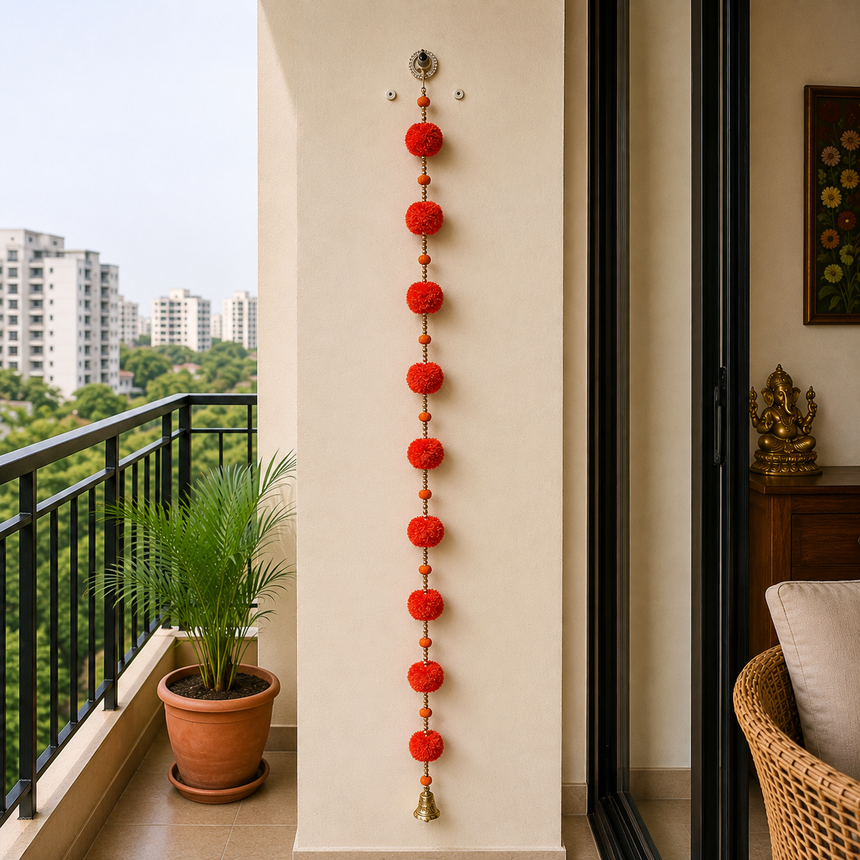 Móvil colgante, Colores y formas, Decoración India - BOUTIQUEDELAINDIA