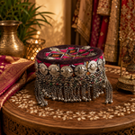 Gorro Tradicional Bharati Bordado con Adornos - BOUTIQUEDELAINDIAENCOLOMBIA