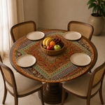 Centro de Mesa Circular Vasanta Naranja - BOUTIQUEDELAINDIA