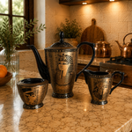 Set de Té Egipcio Faraón Dorado – 3 Piezas - BOUTIQUEDELAINDIA