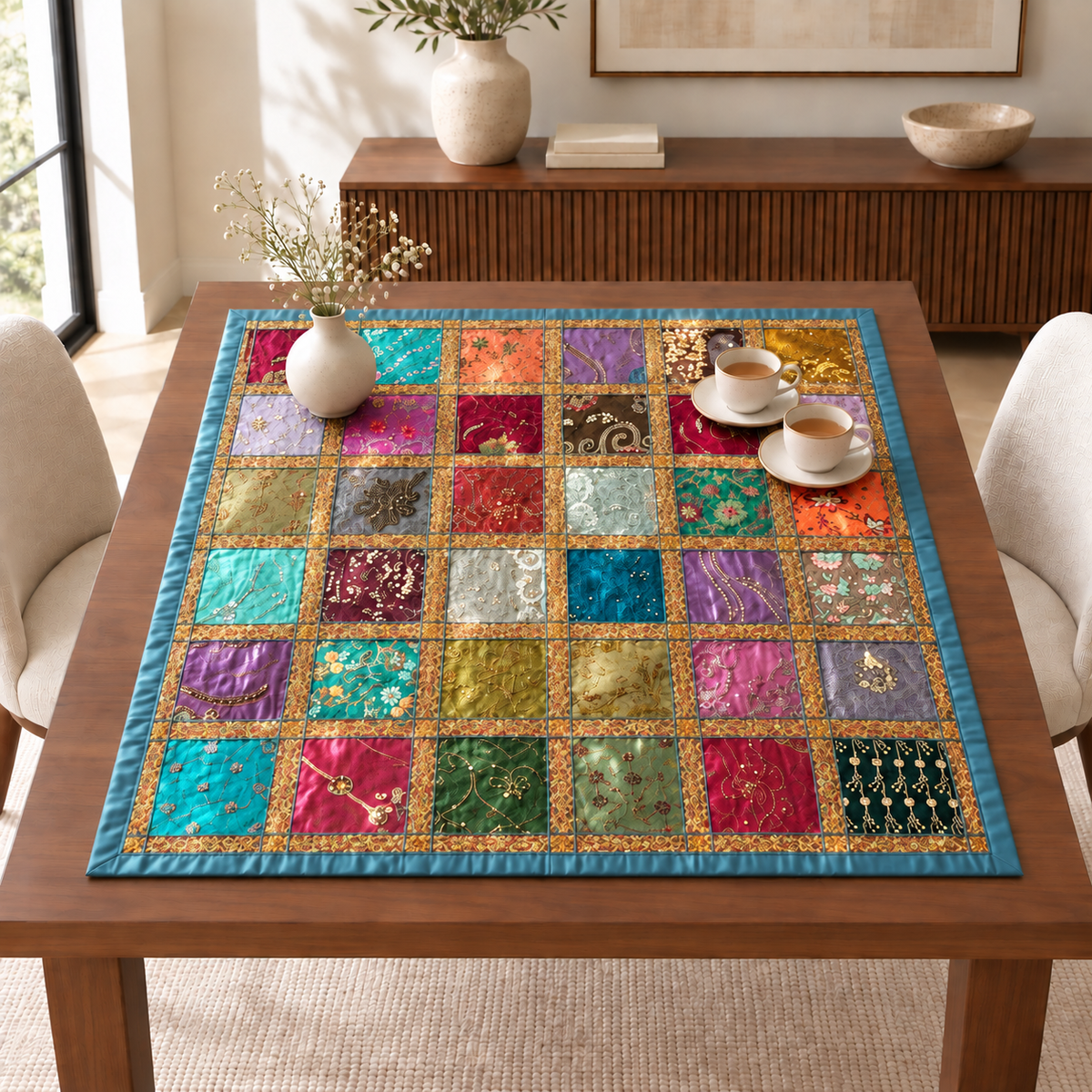 Centro de Mesa Kiara de Fatehpur Sikris - BOUTIQUEDELAINDIA