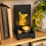 Portavela Faraón Dorado con piedras  - BOUTIQUEDELAINDIA 
