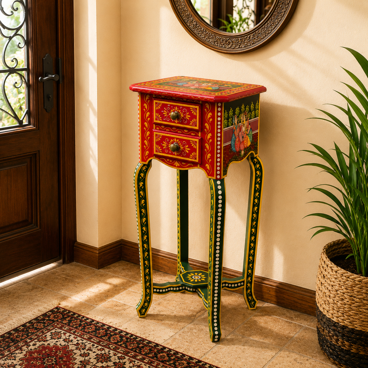 Mesa Recibidor Encanto Oriental