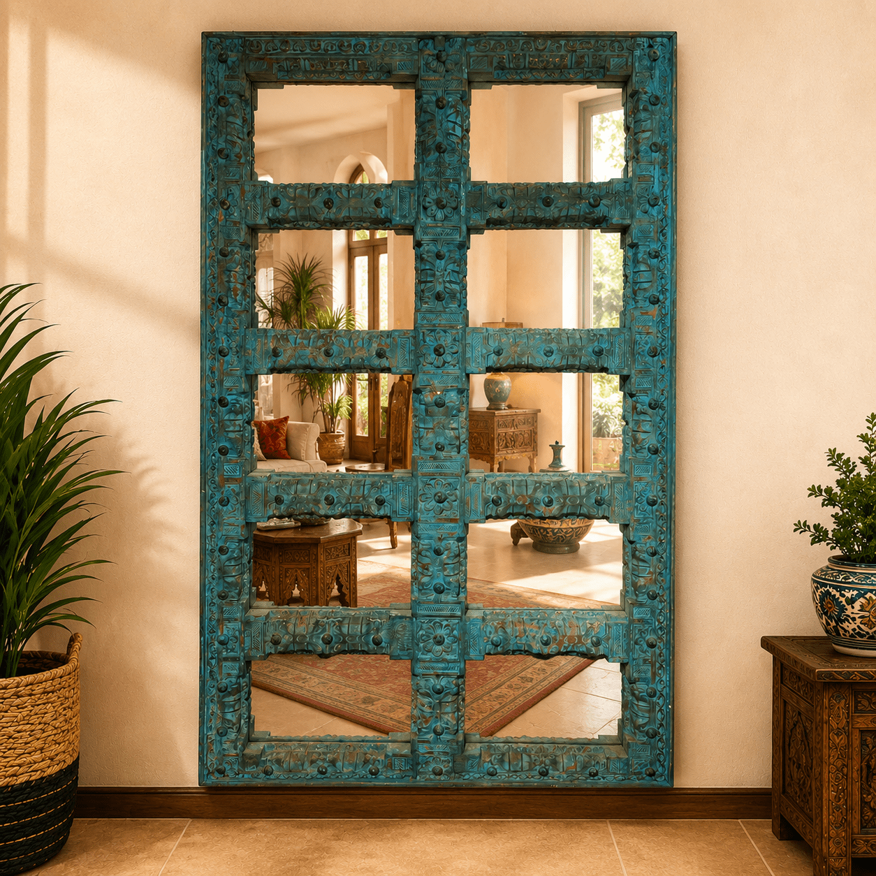 Espejo Portal de Luz Vintage - BOUTIQUEDELAINDIA