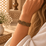 Brazalete Vanya Trenzado en Cobre - BOUTIQUEDELAINDIA