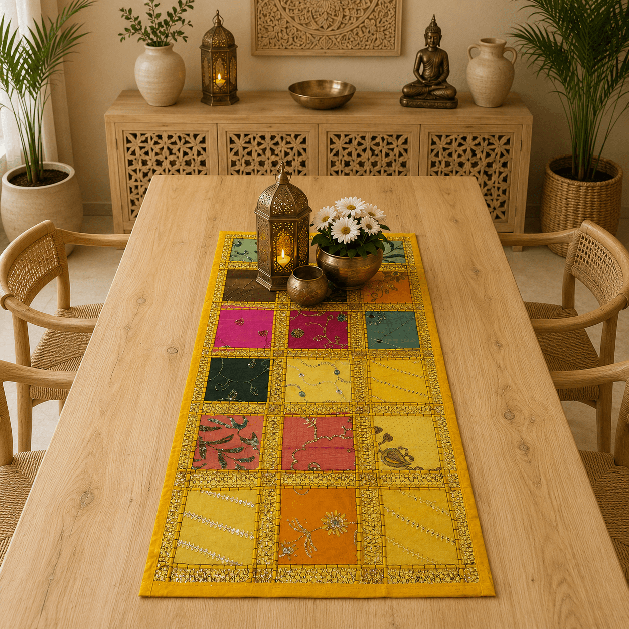 Camino de Mesa Jardín Oriental - BOUTIQUEDELAINDIA