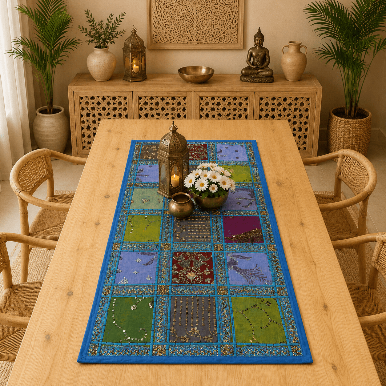 Centro de Mesa Colores de la India - BOUTIQUEDELAINDIA